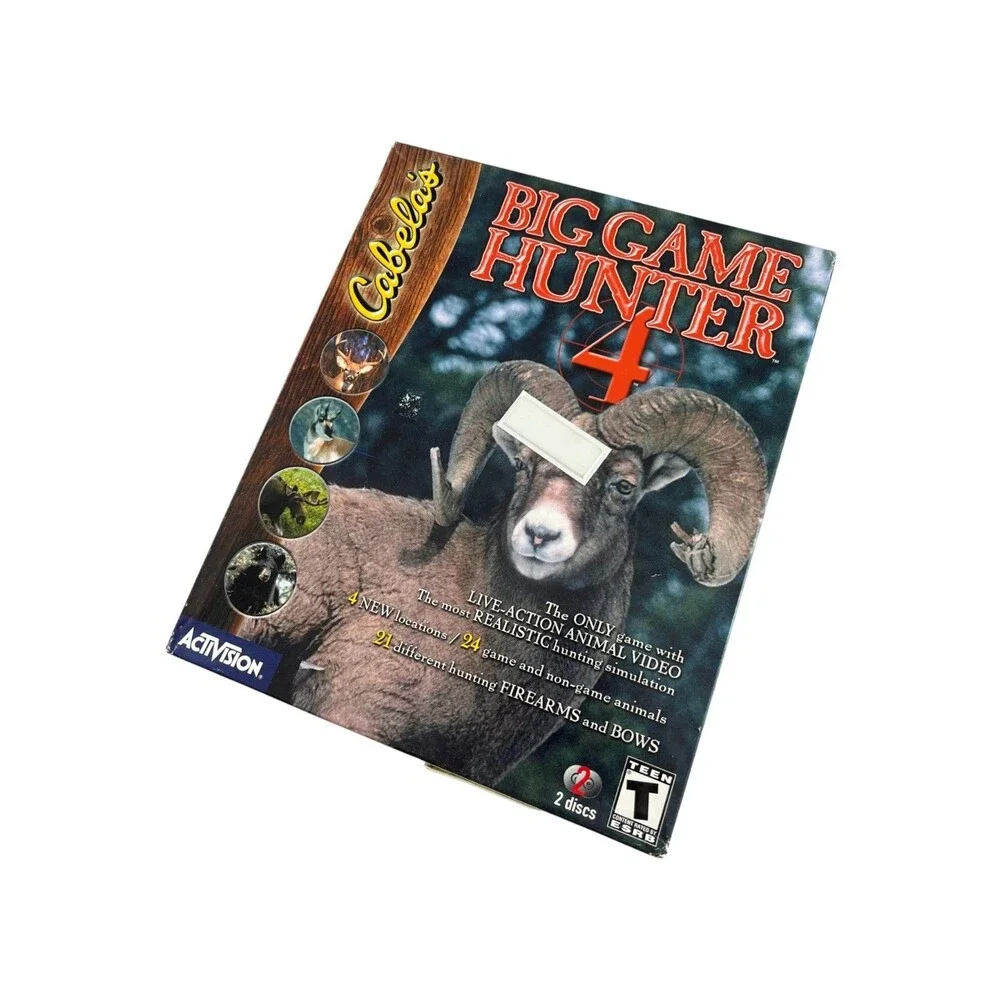 Cabelas Big Game Hunter 4 PC Big Box Sealed 2000